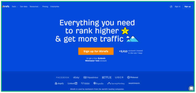 ahrefs as a saas company