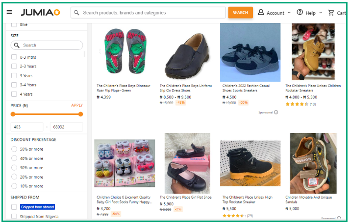 jumia baby shoes