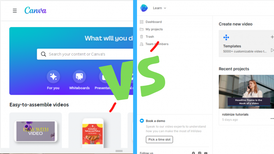 Canva Vs Invideo: Best Video Editing Software (Tested & Reviewed)