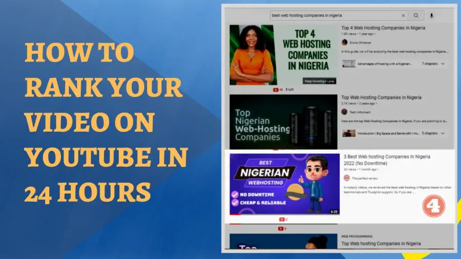 How I Rank On Youtube Page 1 Results In 24 hours (Step-by-step case study)