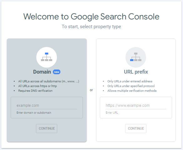 Google search console