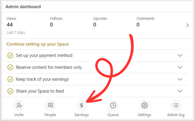 Monetized Quora space