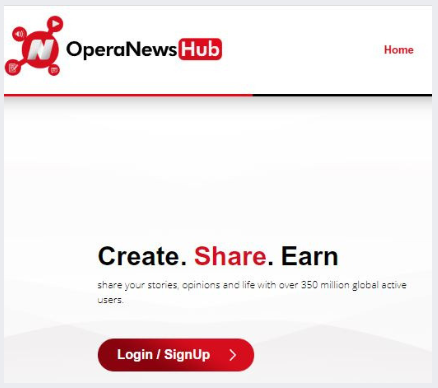 Operanews hub write and get paid