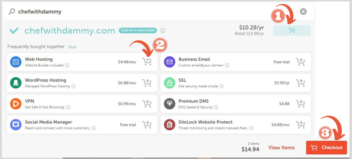 buy hosting from namecheap