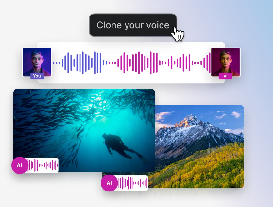 Invideo voice clone